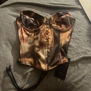 Multicolor Corset Top